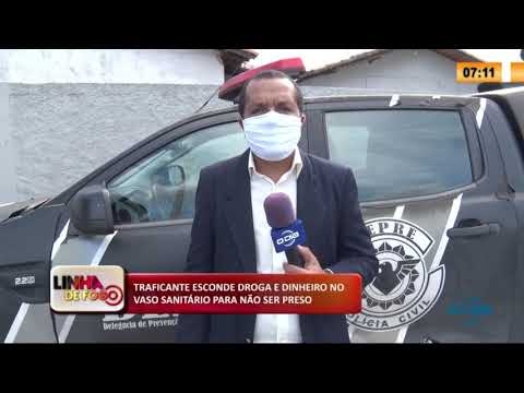 Traficante esconde droga e dinheiro no vaso sanitaÌrio (28 05 20)