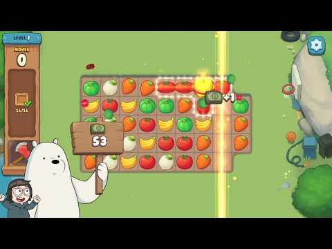 We Bare Bears: Match3 Repairs Gameplay