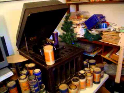 SEATED AROUND AN OIL STOVE