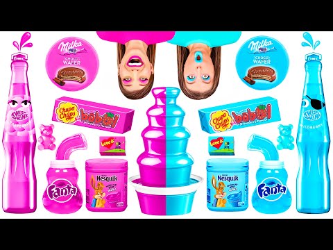 Desafío de Comida Rosa vs Azul | Batalla Épica de Comida por TeamTeen Challenge