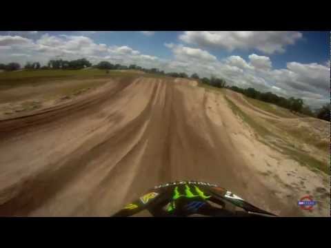 Adam Cianciarulo @ Ryan Villopoto's Farm Helmet Cam