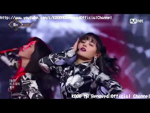 [MR Removed] 180301 CLC - Black Dress [KPOP TV Show _ M COUNTDOWN]