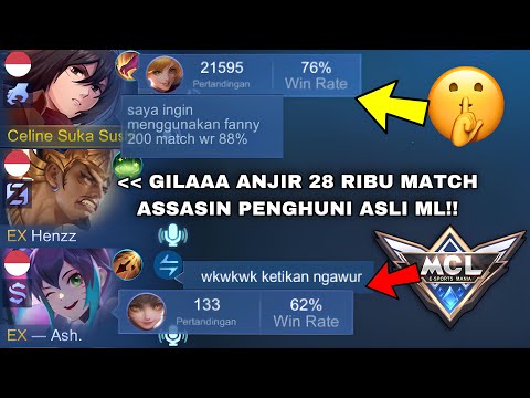 PRANK FANNY WR PALSU DI MCL(part2)MEREKA KAGET KETIKA MELIHAT MATCH ASLI FANNY KU…😱 (21 RIBU MATCH💀)