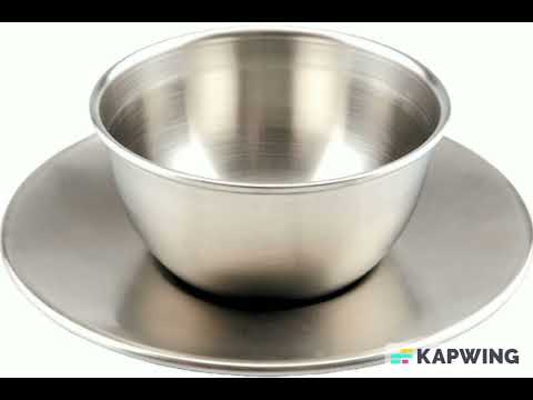 Silver Round Stainless Steel Finger Bowl