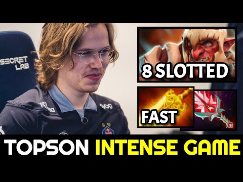 TOPSON Intense Game with 8 Slotted RADIANCE Troll Warlord Dota 2