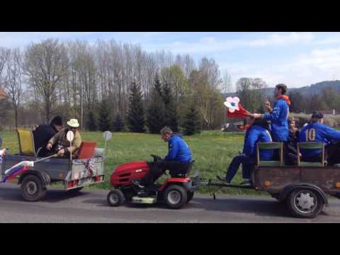 Prvomájový průvod - Nový Kostel