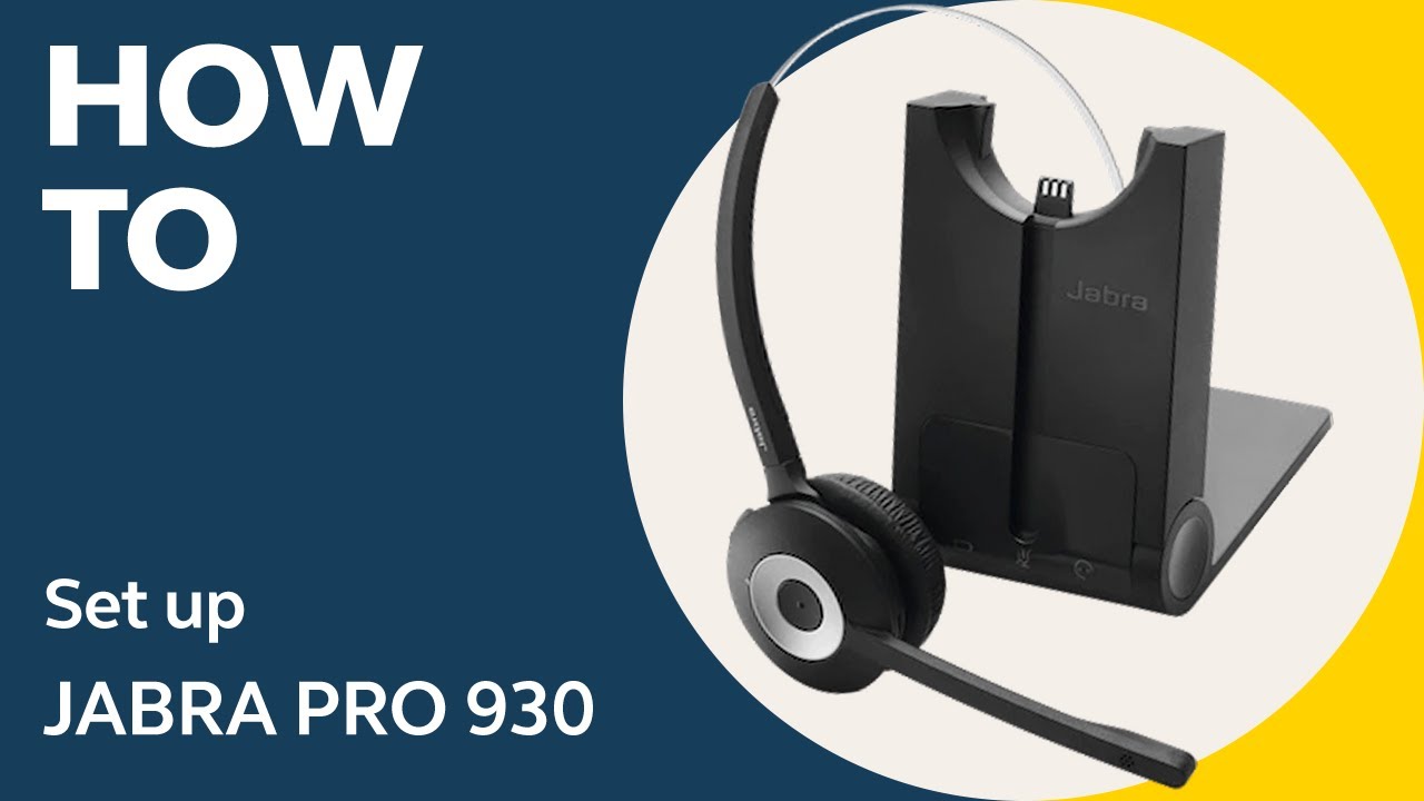 Micro-casque sans fil Jabra PRO 930