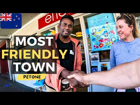 Is This The FRIENDLIEST Town in New Zealand? Petone First Impression  🇳🇿