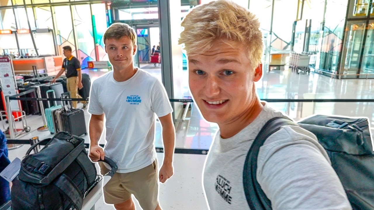 Vores fly blev aflyst, så vi endte i...