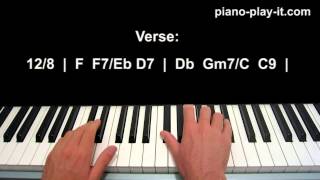 At Last Piano Tutorial Etta James