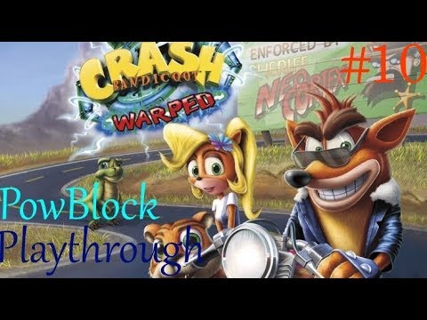 Crash Bandicoot Warped PS4 Playthrough pt10 - Flaming Passion, Mad Bombers, Neo Cortex Boss! (Final)