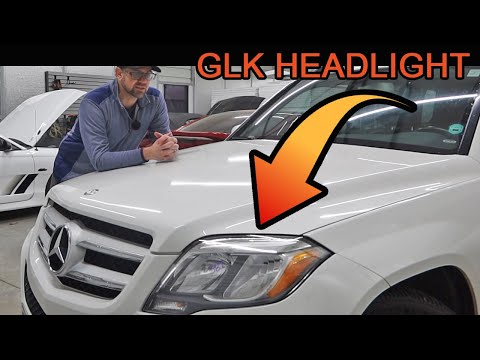 How to Remove and Install 09-15 Mercedes GLK250 - GLK350 Headlight Replacement