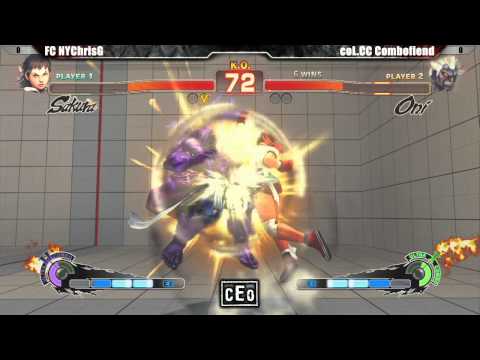 SSF4 AE2012 Top 24 FC NYChrisG vs coL.CC Combofiend - CEO 2012 Tournament