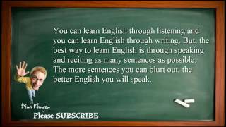 Best English Lessons  Lesson 8  How to learn English well