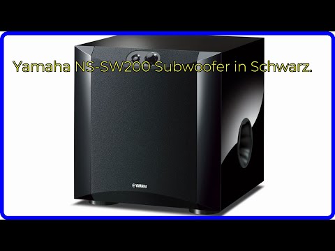 BEWERTUNG (2025): Yamaha NS-SW200 Subwoofer in Schwarz.. WESENTLICHE Einzelheiten