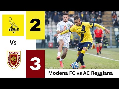 Modena fc vs Ac Reggiana 2-3 football highlight 😱🤠 #footballfans #footballhighlights #footballvideo