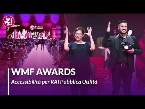 Premio a RAI Pubblica Utilità per le attività svolte a sostegno dell'accessibilità dei propri programmi