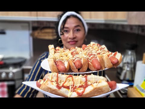 Hot dog o perros calientes. 😊 Receta Ecuatoriana