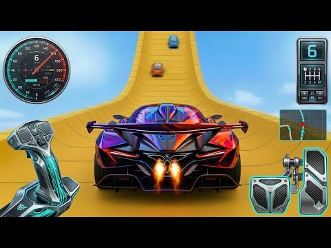 Mega Ramp Monster Car Racing 3D - Extreme Car Stunts - Android Gameplay