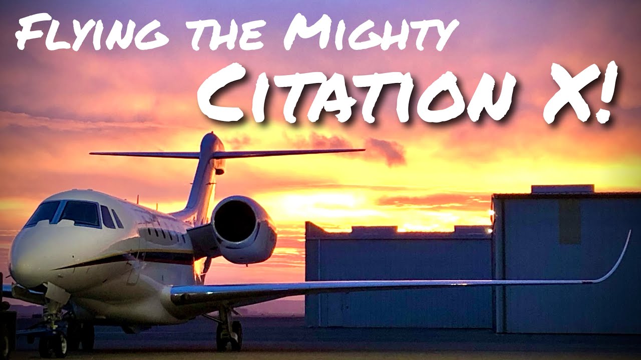 Flying the Mighty Citation X