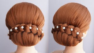 Latest Braided Bun Hairstyle Ideas For Women | Elegant & Easy Hairstyle For Special Occasions