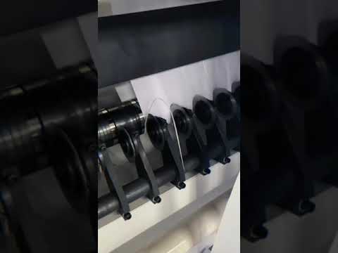#shorts How does paper slitting machine works? All jumbo roll will bypass slitting knife.