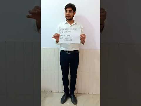 Brijesh Jha  introduction video