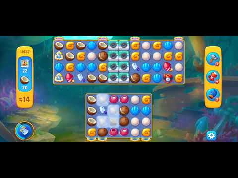 Fishdom Easy Level 11487 (with ingame lightning and bomb boosters) @choraelmin