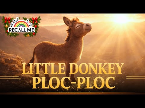 🎄 LITTLE DONKEY PLOC-PLOC 🌈 | RECALL ME VOL. 2 – Official Music Video | Bible Song for Kids