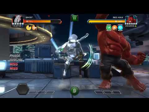MCOC Ghost “Regen Control” vs Red Hulk Act 6.1.5