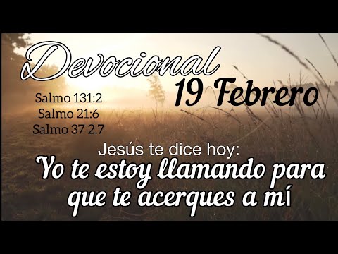 Devocional de  hoy 19 Febrero |  Devocionales cristianos cortos | Devocionales diarios