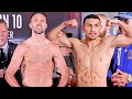 HIGHLIGHTS • JOSH TAYLOR VS TEOFIMO LOPEZ FULL WEIGH IN CARD & FACE OFFS