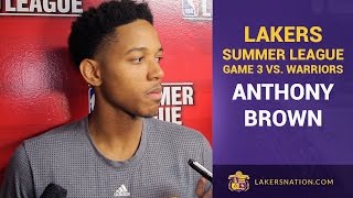 Anthony Brown: 'I'm The Best Defender On The Team' by Lakers Nation
