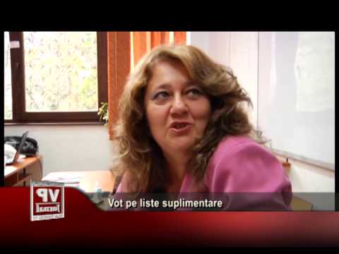 Vot pe liste suplimentare