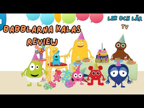 Babblarna Kalas App Review - Vi spelar Babblarnas Kalas Spel - Lek och Lär TV
