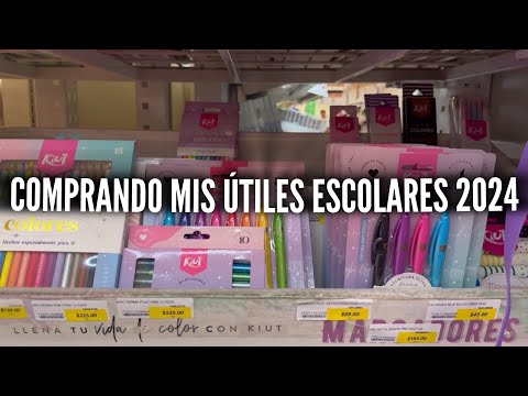 Buying my school supplies 2024