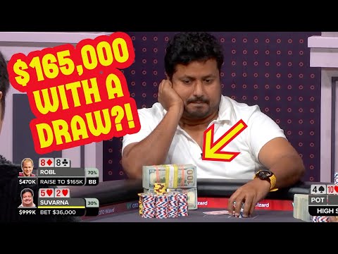 Andrew Robl Puts in $165,000 Raise on High Stakes Poker!