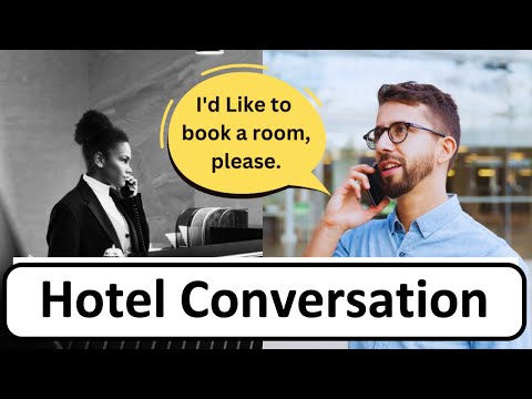 Booking a Hotel Conversation 🏨 English Conversation