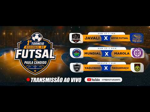 1º Torneio Regional de Futsal de Paula Cândido