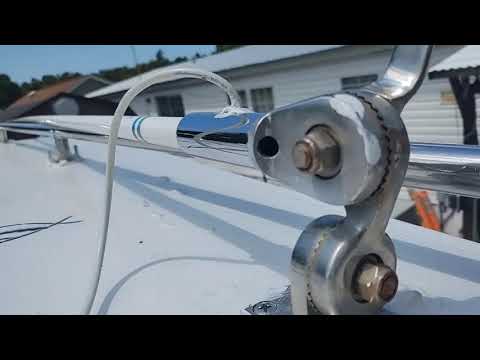 inside of a Shakespeare VHF antenna faults and install help