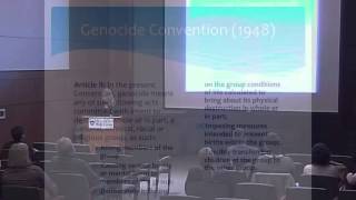 Elisa von Joeden-Forgey speaks on "Gender and Genocidal Violence"
