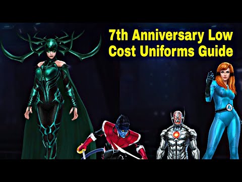 7th Anniversary Low Cost Uniforms Guide For Buy 2022 - Marvel Future Fight