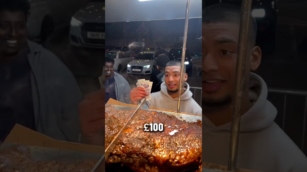 The most expensive brisket he's ever had!!😅 #bestfood #bbq #ukfoodies