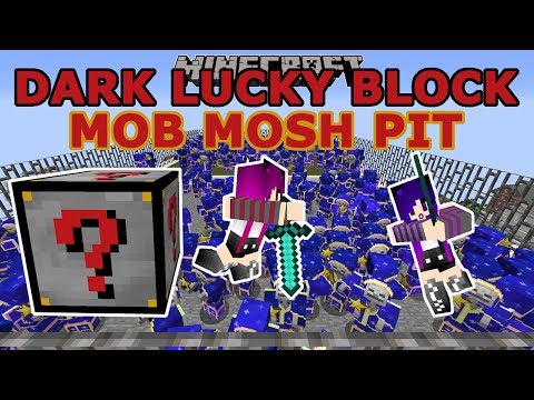 Janet and Kate - Minecraft: Dark Lucky Block Mob Mosh Pit / Astral Mage! / Dark Lucky Block