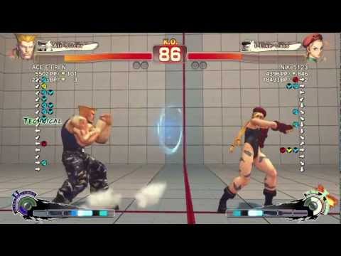 ACE E I RI N [Guile] VS Nike5123 [Cammy] - AE2012 720p HD