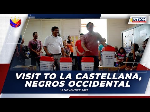Visit to the Municipality of La Castellana, Negros Occidental