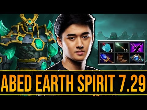 EG.ABED tries Earth Spirit Mid in 7.29 Update Dota 2