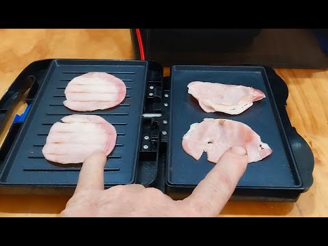 Kings 12 Volt Sandwich Maker Test - Cooking Bacon