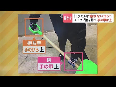 大雪から一転、気温上昇で重くなった雪&hellip;疲れにくい「雪かき」のコツは、スコップの柄を持つ手は「甲が上」スポーツトレーナーのお墨付き