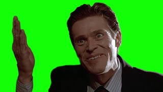American Psycho Willem Dafoe green screen